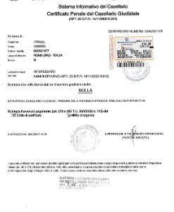 certificato antipedofilia datore di lavoro
