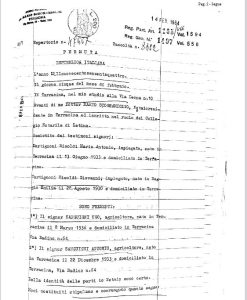 Ispezione Cartacea Conservatoria