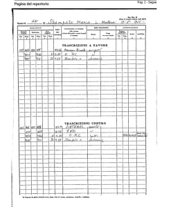 Visura Volumi Repertori Conservatoria
